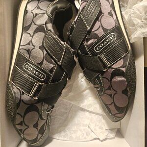 Coach "Kyla" Black Sneakers womens size 8